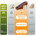 Dog Stairs & Ramp for High Bed & Couch,22.8" 6-Step Foldable Split Ottoman