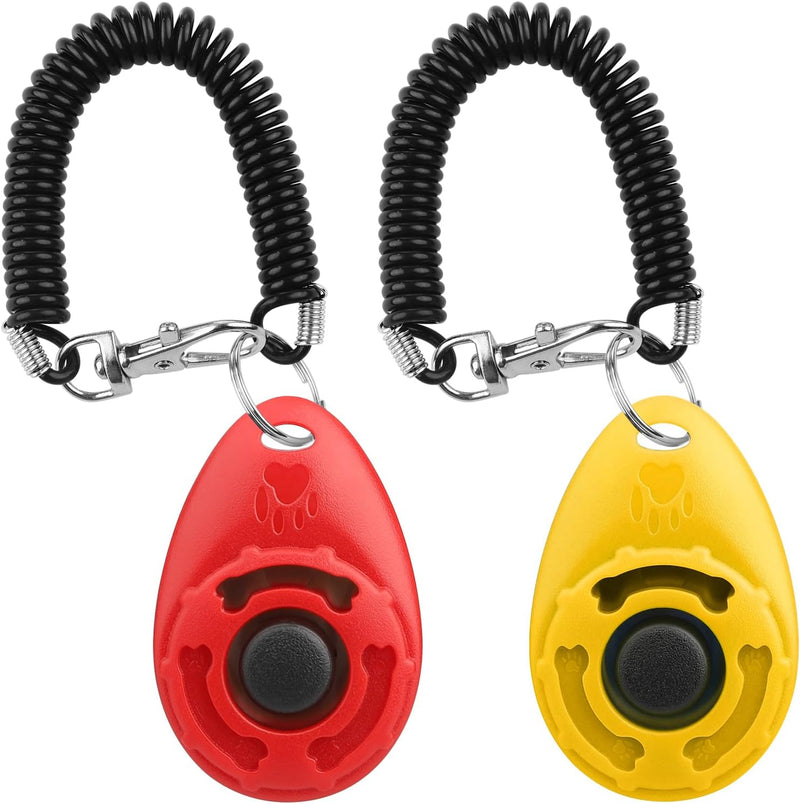 Diyife Dog Clicker for Training, 2 Pack Dog Training Clicker