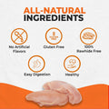 Canine Naturals Chicken Recipe Chew - Rawhide Free Dog Treats - Made From USA Raised Chicken - All-Natural and Easily Digestible - 40 Pack of 5 Inch Stick Chews