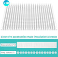 Mardili 10 Packs Scat Mat for Cats,Cat Spike Mat with 13X16 inches,Cat Repellent Mat Deterrent Indoor& Outdoor,Training Pads Keep Cats and Dogs Off Couch, Bed