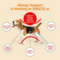 Zesty Paws Allergy Immune Bites - Dog Allergy Chews, Dog Probiotics for Itchy Skin and Ears, Lamb, 90ct
