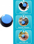 Dog Buttons for Communication, Recordable Button for Dog Starter Training, 30-Second Clear Speech Recording Pet Talking Buttons for Cats and Dogs, Potty Training & Mealtime Signaling (Blue, Colour)