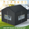 Outdoor Dog Kennel Cover, 10'Dx10'Wx7'H,Full Coverage
