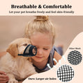Mayerzon Dog Muzzle, Soft Mesh Muzzles for Small Dogs Biting | Black, XXS