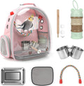 Rypet Bird Backpack Carrier, Bird Travel Cage for Parrots with Tray