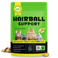 Arkture Hairball Remedy for Cats & Kittens, Hairball Treatment Cat Treats - Crunchy & Creamy Chews, Help Prevent & Eliminate Hairballs and Support Skin & Coat Health, Chicken Flavour -100g