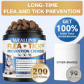 Flea and Tick Prevention for Cats, Cats Fleas Treatment 200 Soft Chews