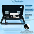 Betta Aquarium Starter Complete Kit,4 Gal Integrated Lid Small Fish Tank