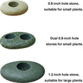 Natural River Stone Plant Weights for Aquarium, Handmade Pebble Anchors for Aquatic Plants, Fish Tank Decorations, Uniqu