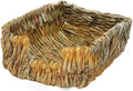 SunGrow Portable Grass Bed for Rabbits, Handmade and Washable Basket, Chew Toy, Easy to Dry, Sleeping, Chewing, Nesting 