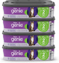 Litter Genie Standard Square Refill Bags, 4-Pack, 56 ft of Continuous Film