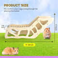 Hamster Tunnel Hideout Climbing Ladder for Burying in Hamster Bedding or Connecting with Hamsters Nut Stuff Hamsters Cag