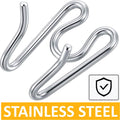 (5 Pack) Stainless Steel Dog Collar Extra Links Designed for 2.25mm H-S Small Dog Collar Links