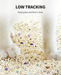PETKIT Upgraded Clump+ Tofu Mixed Cat Litter, Water Flushable,Ultra Absorbent and Fast Drying, 100% Natural Ingredients 