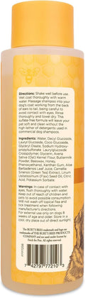 Burt's Bees for Pets Oatmeal Dog Shampoo with Honey, Soothing Formula for Itchy and Sensitive Dog Skin, Colloidal Oat Flour and Honey, pH Balanced, Sulfate-Free, 16 Fl Oz
