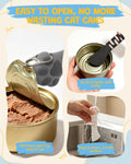 3Pcs Silicone Cat Food Spoon & Spatula, Cat Can Opener, Cat Accessories