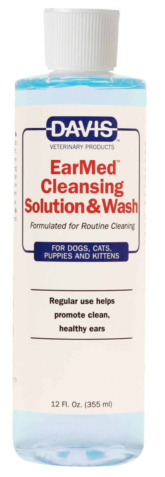 Davis EW12 EarMed Pet Cleansing Solution & Wash, 12 oz