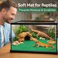 HERCOCCI 2 Pack Reptile Carpet, 39’’ x 20’’ Terrarium Bedding Substrate Liner Reptile Cage Mat Tank Accessories for Bear