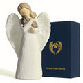 DecorSmart Pet Loss of Dog Sympathy Gift, Angel Pet Memorial Gifts for Loss of Dog Remembrance Bereavement Rainbow Bridge Passing Away Gifts Figurines (Angel)