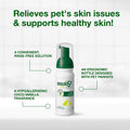 Douxo S3 SEB Dog Seboregulating Mousse, 0.5% Ophytrium, 5 fl oz
