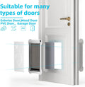 3-Flap Never Rust Extra Large Dog Door for Doors with Sliding Lock Panel, Steel Frame and Telescoping Tunnel Pet Door, Extreme Weather Durable Doggy Door （Pets Up to 220 Lb）
