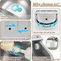 Tessco for you 3 Sets 4L/135oz Automatic Animal Water Bowl with Float Valve Stainless Steel Drinking Trough for Animals 