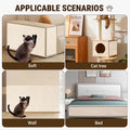 Vuesill Cat Scratch Furniture Protector, DIY Cat Scratching Mat for Couch, Sofa, Wall,Cat Post,Cat Tree Durable Furniture Guards Couch Scratcher from Cats Claws Scratching for Indoor(39.4x15.8 Beige)