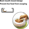 4Pcs Escape Proof Reptile Feeding Dish(2.72in), Leopard Gecko Food Dish, Reptile Bowls, Leopard Gecko Feeding Dish, Liza