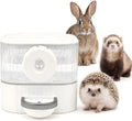 No Drip Hanging Automatic Rabbit Water Dispenser 650ml, Top Refill Pet Water Bowl Bottle BPA Free for Bunny, Guinea Pig,