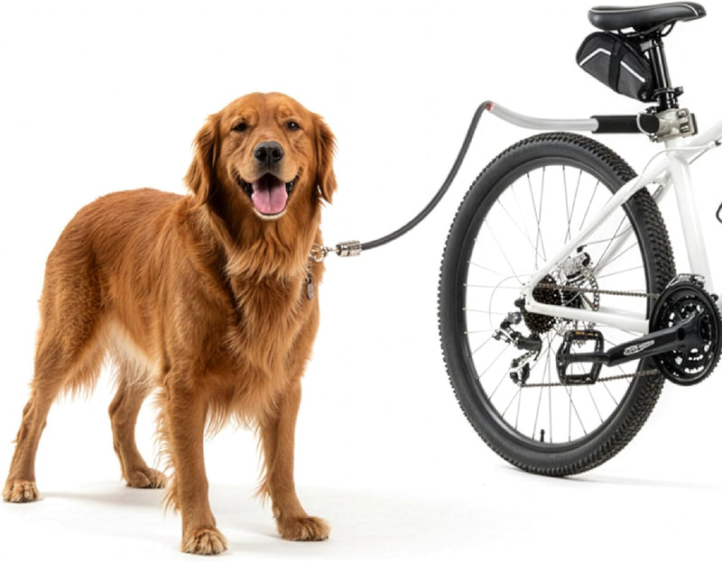 Sherpa Cycleash Hands Free Dog Bike Leash with Shockless TPR Technology - Ultra Light Alloy Construction, Ergonomic Desi
