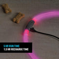 Nite Ize NiteHowl Rechargeable LED Safety Necklace - Dog Light for Dog-Walking Gear - Weather-Resistant Design - 5 Hours