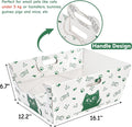 SOUJOY 8 Pack Disposable Cat Litter Box, Sturdy White Cardboard Litter Boxes with Scoop, Anti-Splashing Foldable Enclosed Travel Litter Tray for Cats Puppies Small Pets, 16" L x 12" W x 6.7" H