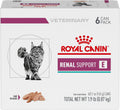 ROYAL CANIN Veterinary Diet Feline Renal Support E Adult Loaf in Sauce Cat Food, 5.1 oz (Pack of 6)