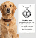 4 Pcs Cat Bells for Collar, Small Pet Bells for Dog Collars Charm Pendant, Anti-Lost Training Accessories (Silver, Green