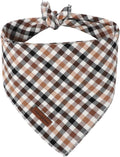 Unique style paws Dog Bandana, 1PC Washable Square Fall Dog Scarfs for Small Medium Large Dogs Adjustable Dogs Bib Scarf