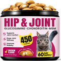Glucosamine for Cats, Cat Joint Supplement with Chondroitin, Omega-3s & Green-Lipped Mussel, Pain Relief Crunchy & Cream