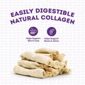 USA Collagen Chip Rolls Assorted Dog Chew Treats - Natural Flavor, 10oz/1 Pack