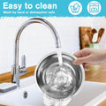 Epetslove Dog Bowls Double Dog Water and Food Bowl Stainless Steel Bowl with Non-Slip Resin Station, Pet Feeder Bowls for Puppy Medium Dogs Cats