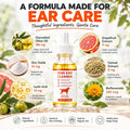 Upgraded Dog Ear Cleaner, Gentle Ear Solution for Dogs with Dropper, Removes Ear Wax, Dirt & Odor, Helps Relieve Itchy E