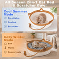 Stimuli Handwoven Cat Basket,Instinct Basket for Cats Basket Bed,Cat Bed