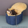 Sugar Glider Pouch, Rat Hanging Bed, Chipmunks Warm Bed, Rat Cage Accessories, Small Pet Animals Bed Dutch Pig Hamster N