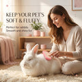 Bunny Brush For Rabbits Small Animal Grooming Soft Silicone Deshedder