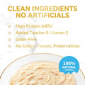 Shredded Chicken in Broth, Lickable Cat Treats, wet Cat Food Topper
