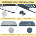 VANKEAN Waterproof Reversible Crate Mat Cool/Warm Washable JointRelief
