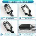 LUCKY HERP Bird Cage Lighting Fixture Combo Kit, Avian Sun Lamp Fixture with 20W 2.4 UVB UVA Compact Flourescent Bird La