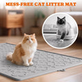 Pawtners Silicone Cat Litter Mat Extra Large 42" X 30", Easy to Clean