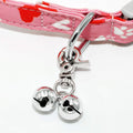 KITTAIL Bells for Dog Collars - 2 Pack Stainless Steel Bell Necklace for Dogs & Cat - Pet Pendant Accessories Training Collar Charm with Heavy Duty Snap Clips, Silver Christmas Gift