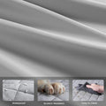 Pecute Back Seat Extender for Dogs 56.29 * 28.74 in, Car Window Fixing for Maximum Car Protection, Leather Fabric Dog Ca
