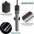 HITOP Mini Submersible Aquarium Heater -50W Digital Heater for Fish Tank Turtle Tank, for Saltwater and Fresh Water with