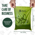 Reli. Biodegradable Dog Poop Bags w/Holder (1200 Count - 80 Rolls Bulk)